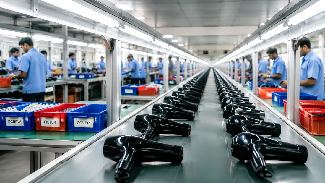 Personal grooming product assembly conveyor